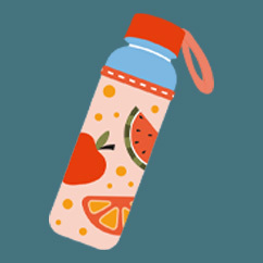 Icon of a water bottle.